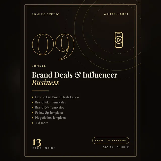 Brand Deals & Influencer Bundle cover