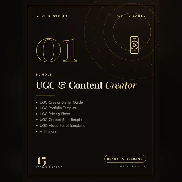 UGC Content Creator Bundle cover